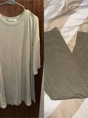 Talulah | ribbed sage Loungewear Set, size M